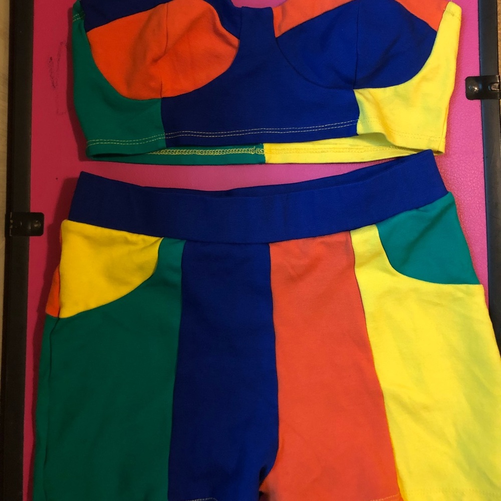 Two piece short set